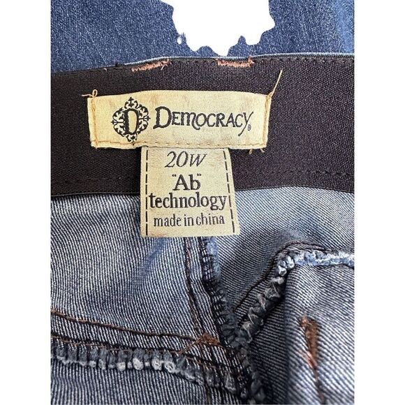 Democracy “Ab” technology women’s stretch jeans size 20W.  #26-1493 - Picture 6 of 7